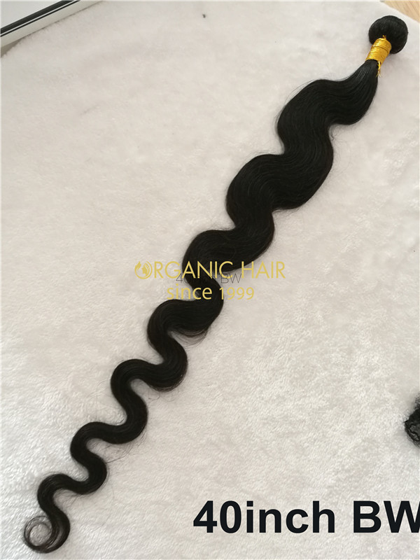 Wholesale Brazilian longest hair bundles 40inch X21